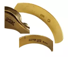 Common Carat Markings for Asian Gold -  When You want To Sell Asian Gold Remember The Mark is Not an Assayed Hallmark